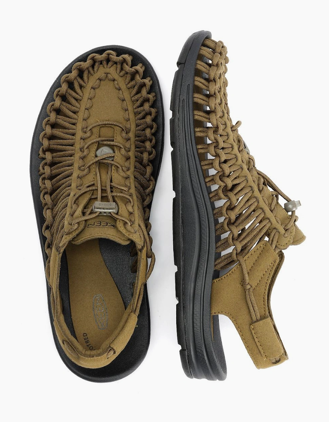 Keen Uneek Men's Dark Olive/Black Sandals