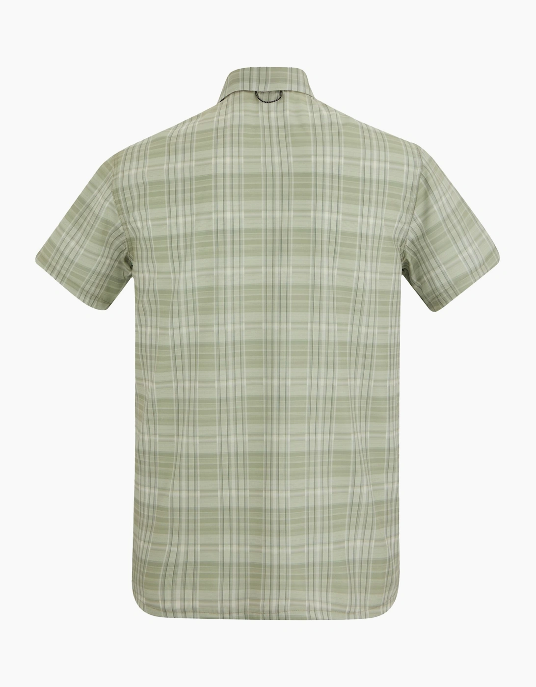 Regatta Mens Checked Insect Repellent Short-Sleeved Travel Shirt