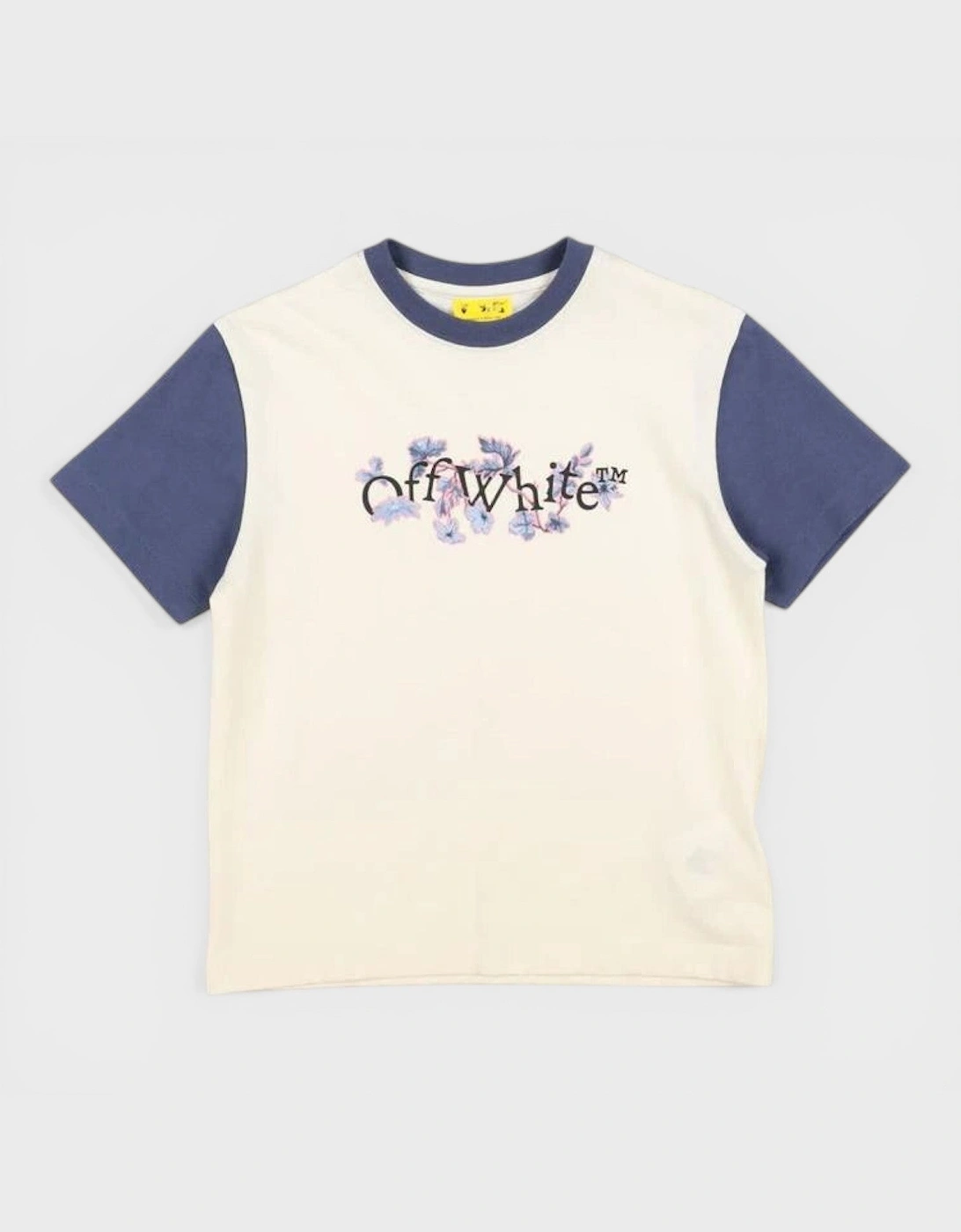 Kids Bookish Flower Logo Colour Block Basic Fit Tee