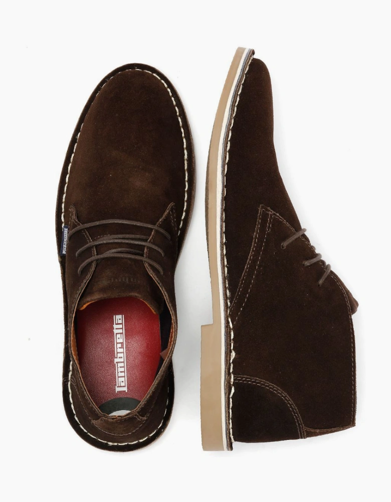 Lambretta Chiswick Suede Men's Brown Boots