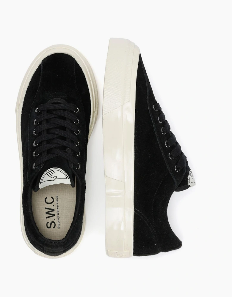 Stepney Workers Club Dellow L Suede Women's Black Trainers