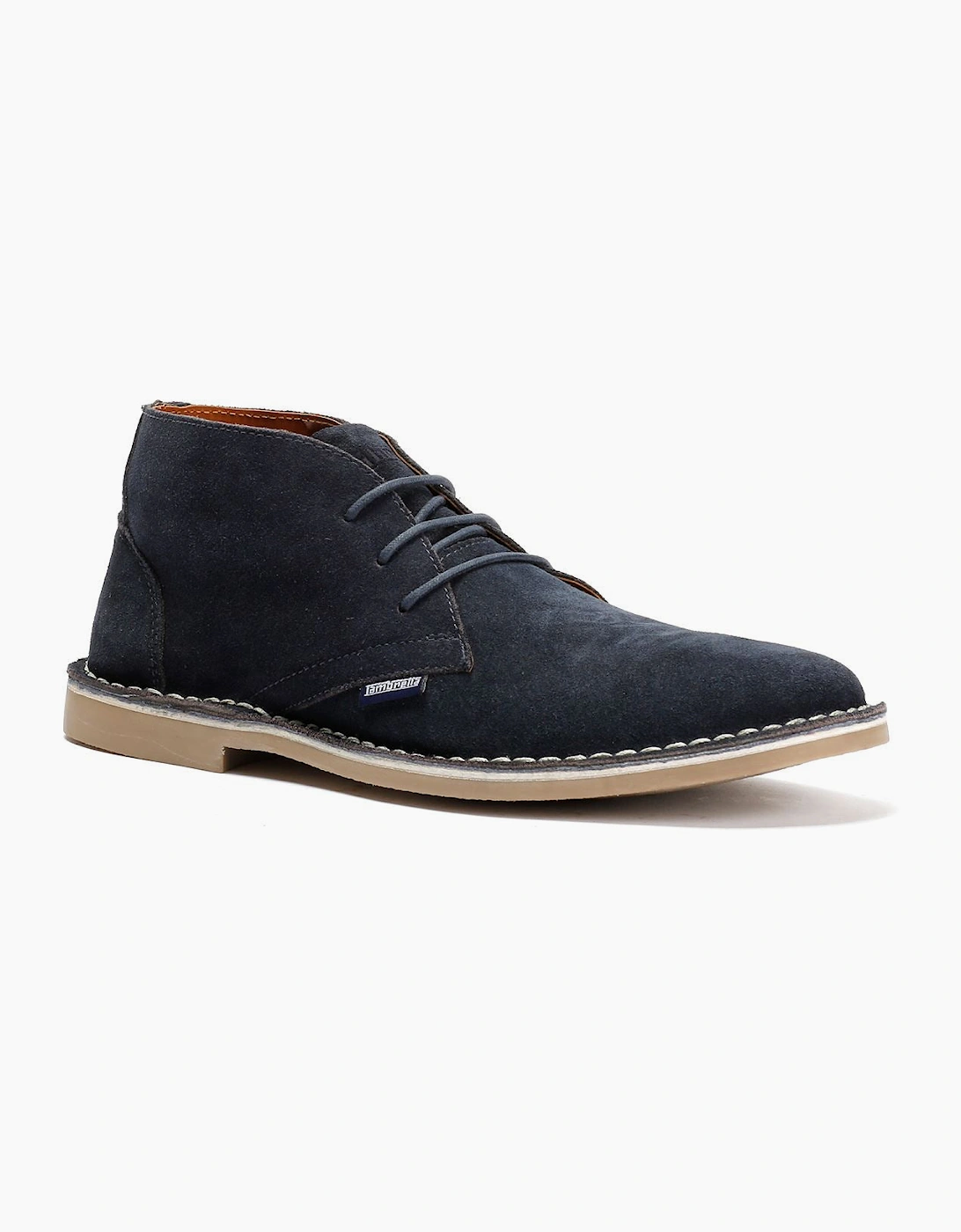 Lambretta Chiswick Suede Men's Navy Boots