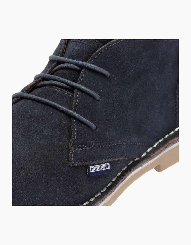 Lambretta Chiswick Suede Men's Navy Boots