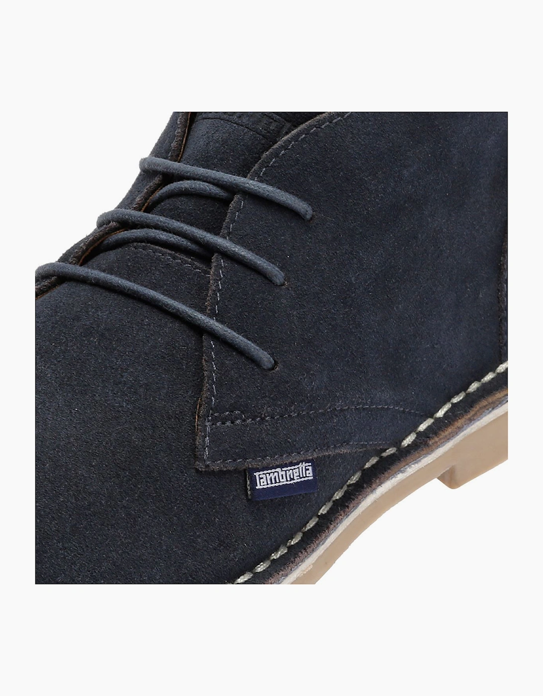 Lambretta Chiswick Suede Men's Navy Boots
