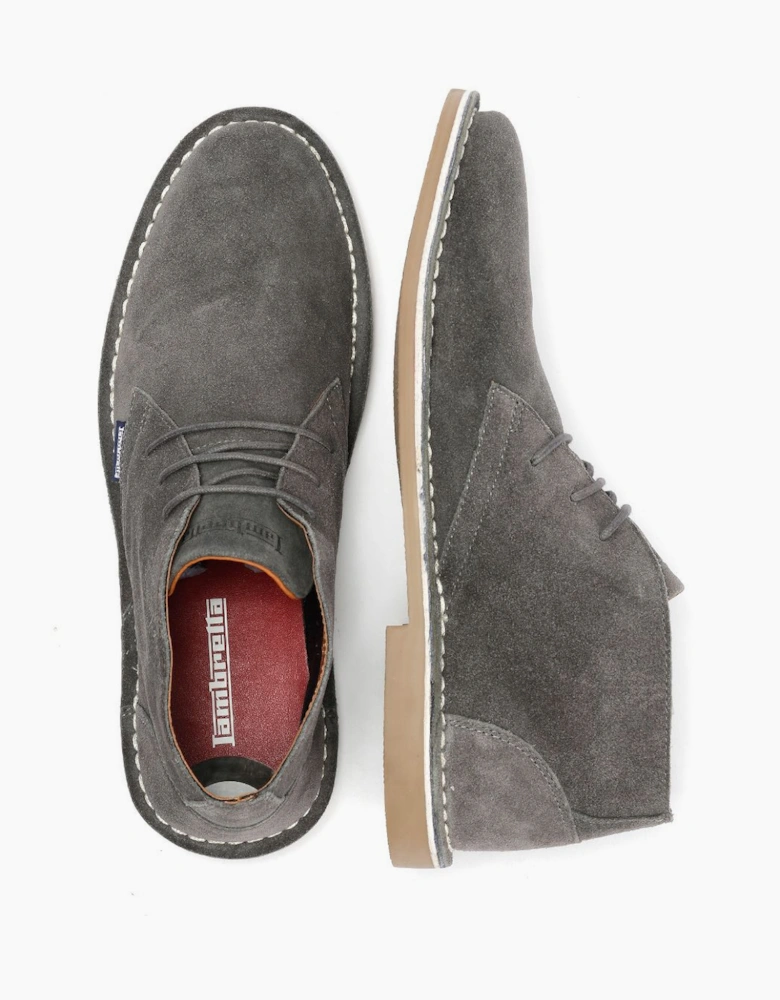 Lambretta Chiswick Suede Men's Grey Boots