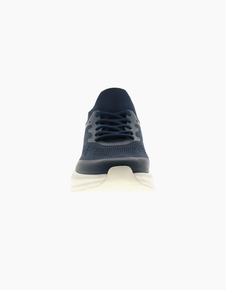 SURGE Mens Running Trainers Rowan Lace Up navy white UK Size