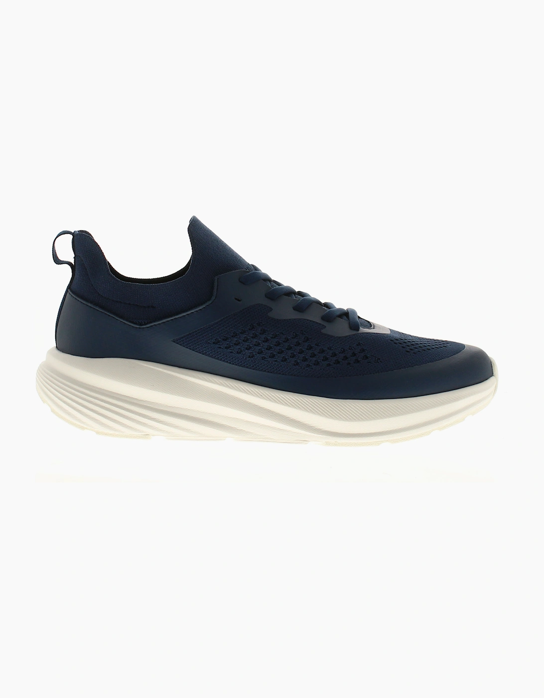 SURGE Mens Running Trainers Rowan Lace Up navy white UK Size