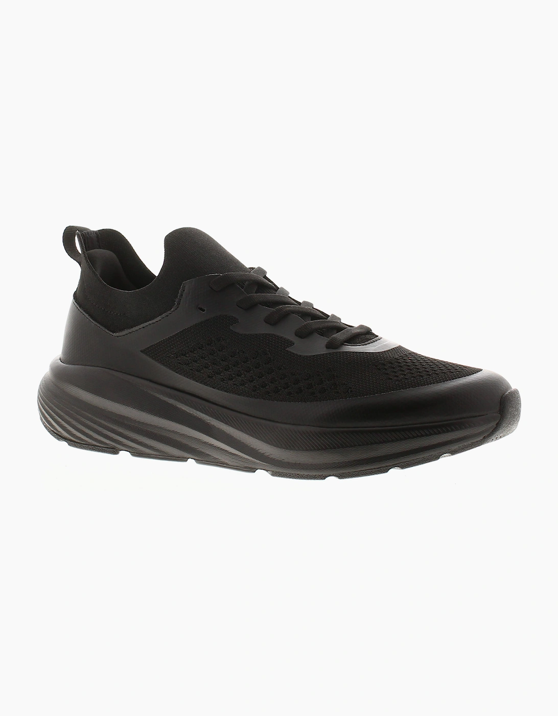 SURGE Mens Running Trainers Rowan Lace Up black UK Size