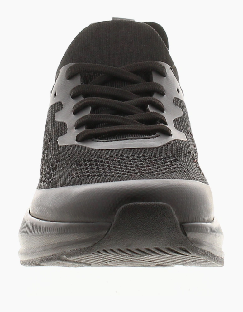 SURGE Mens Running Trainers Rowan Lace Up black UK Size