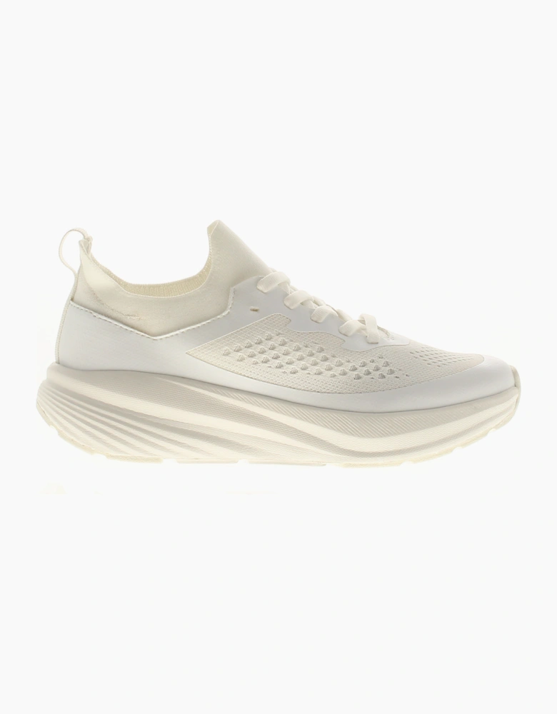 SURGE Womens Running Trainers Memory Foam Amren Lace Up white UK Size