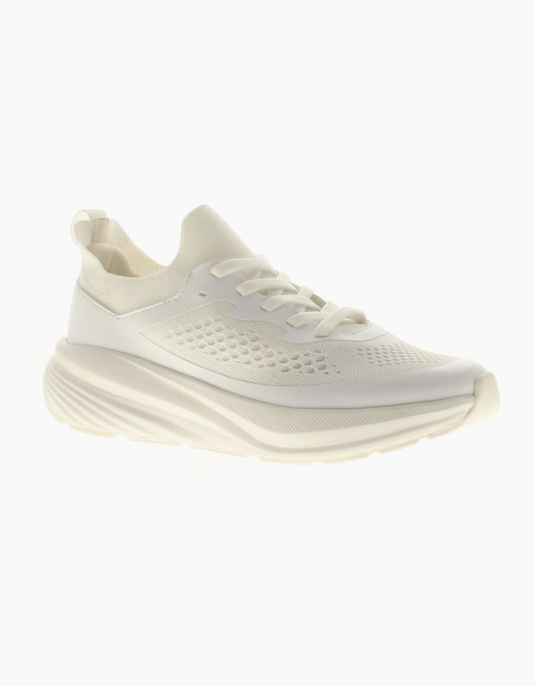 SURGE Womens Running Trainers Memory Foam Amren Lace Up white UK Size, 6 of 5
