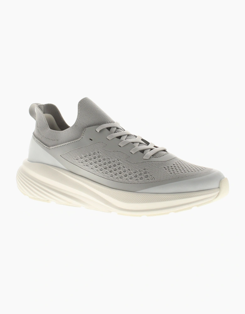 SURGE Mens Running Trainers Rowan Lace Up grey white UK Size