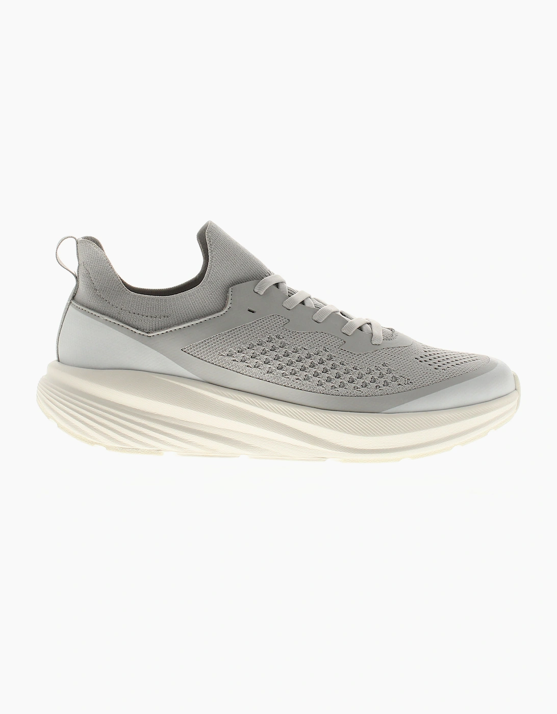 SURGE Mens Running Trainers Rowan Lace Up grey white UK Size