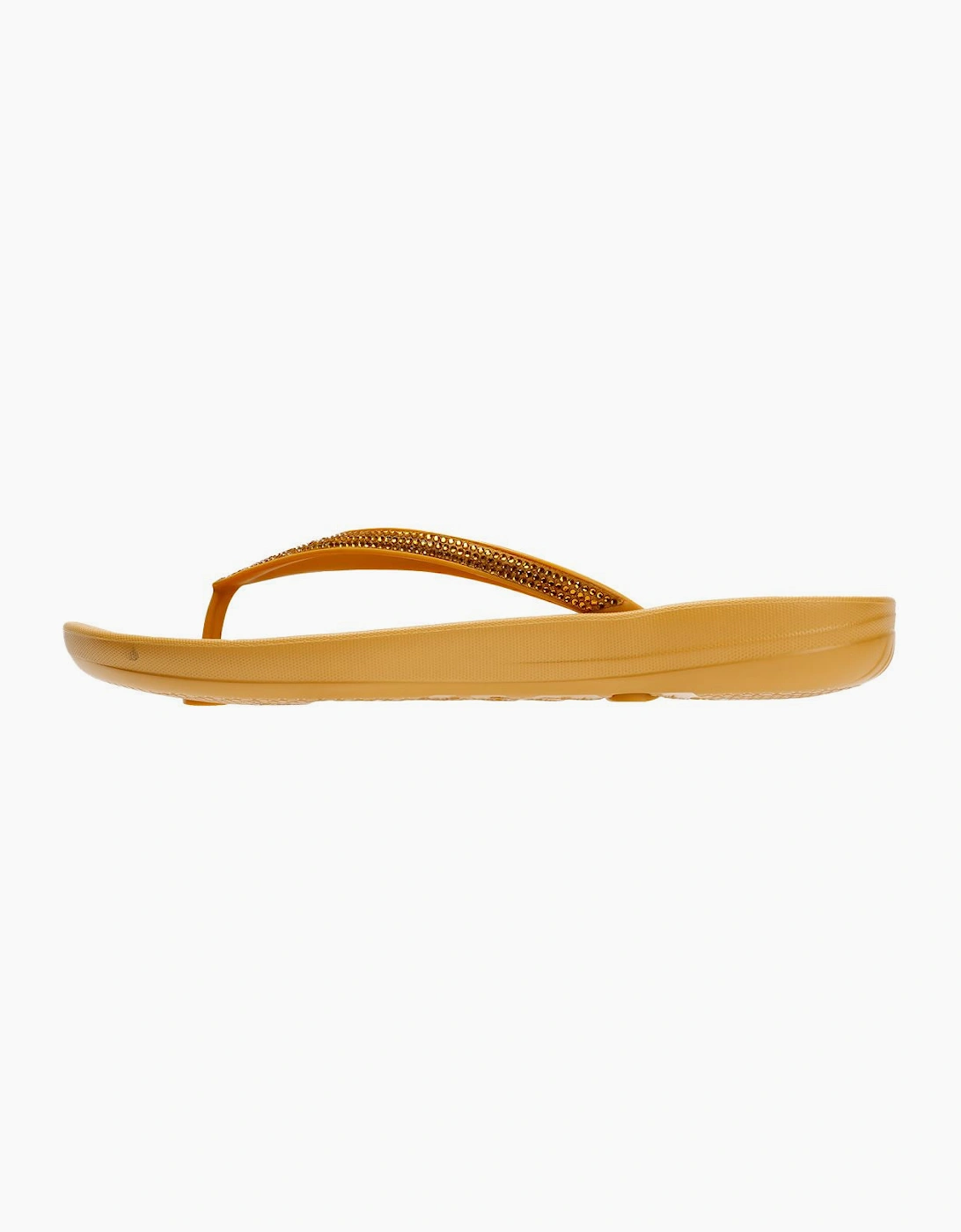 FitFlop Iqushion Sparkle Women's Turmeric Flip Flops
