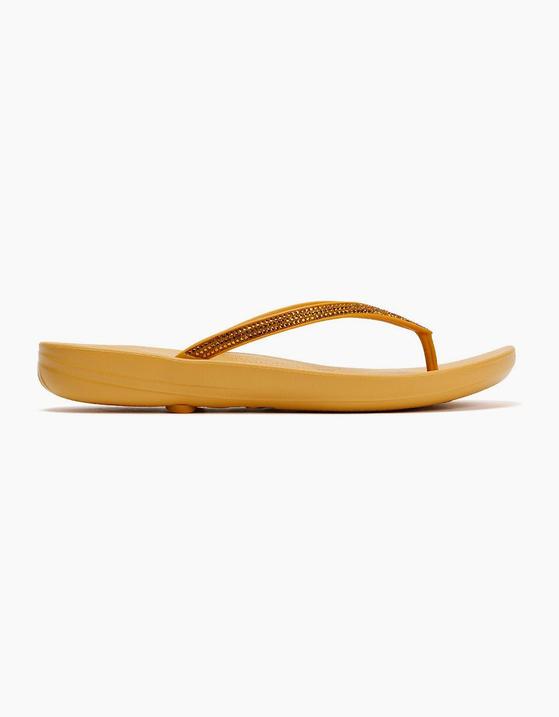 FitFlop Iqushion Sparkle Women's Turmeric Flip Flops