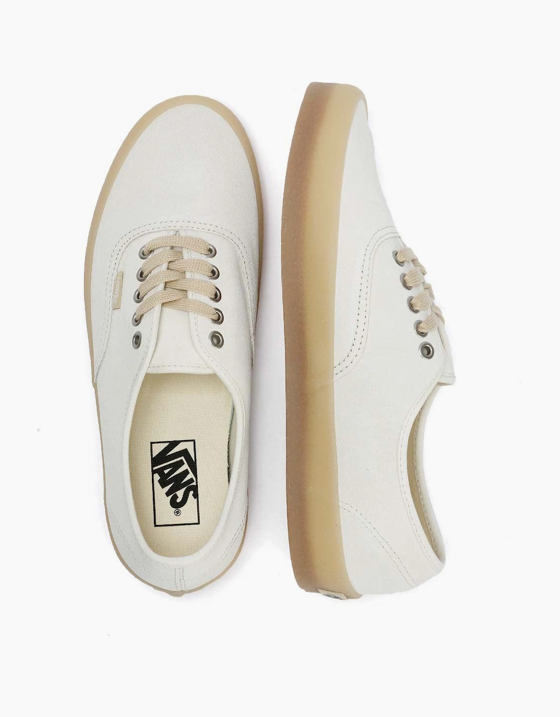 Vans Authentic Crepe Leather Men's Marshmallow Trainers