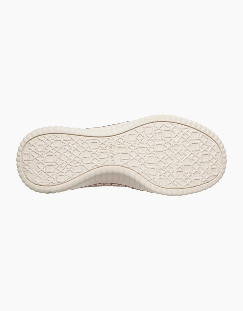 Skechers Wilshire Boulevard Polyester Women's Mauve Trainers