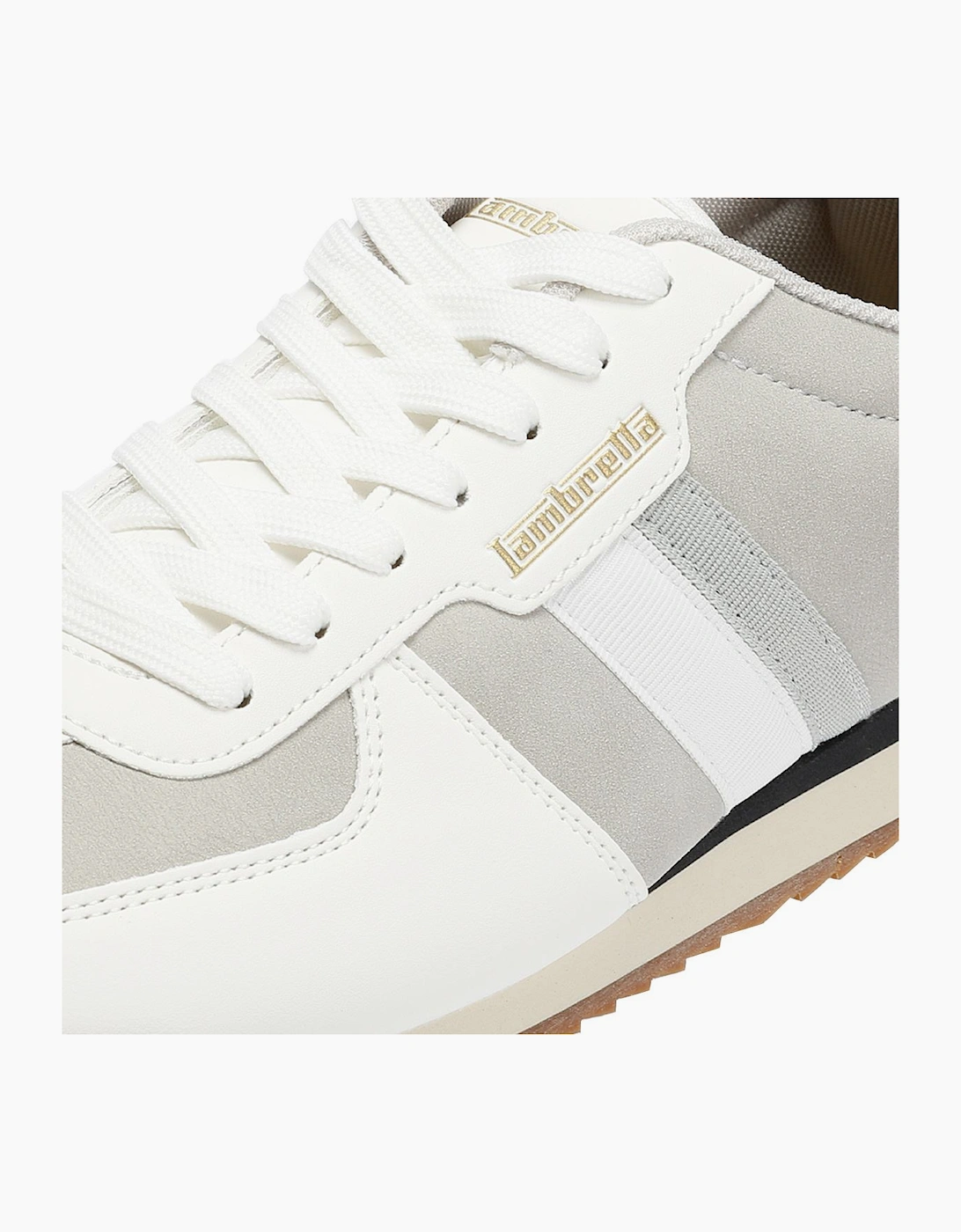 Lambretta Diego Men's White/Grey Trainers