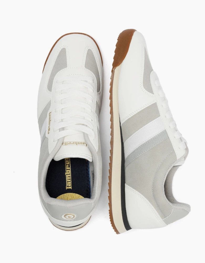Lambretta Diego Men's White/Grey Trainers