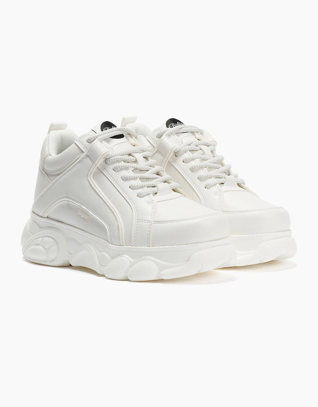 Buffalo CLD Corin Women's White Trainers, 9 of 8