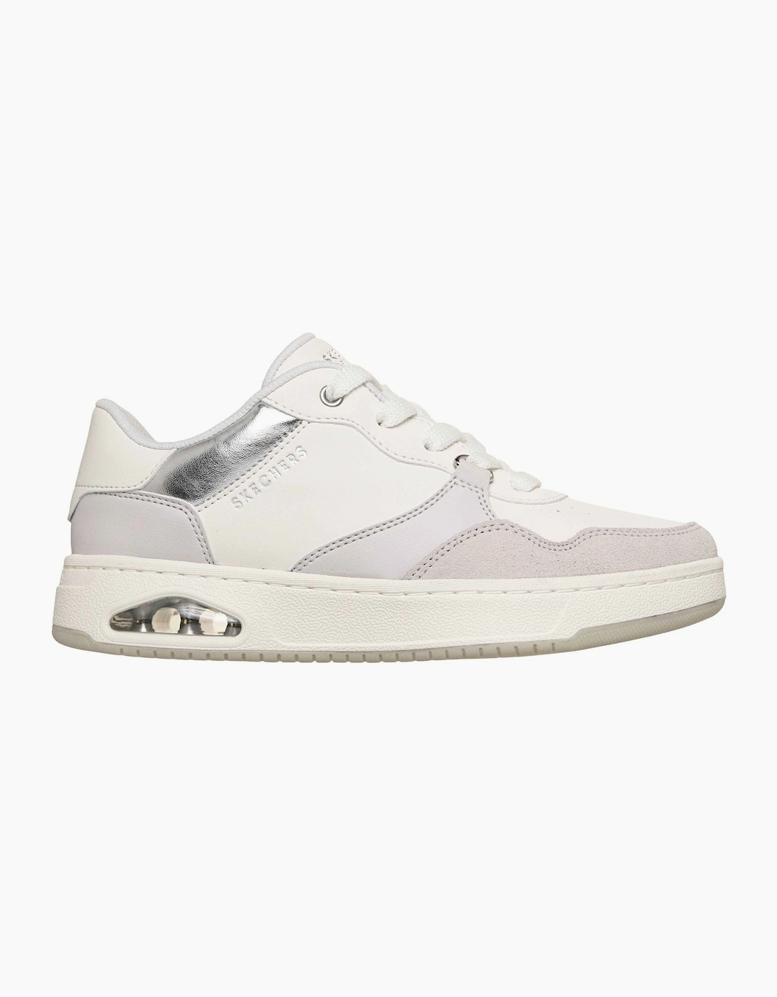 Skechers UNO CTL - Subtle Shimmer Polyurethane Women's White Standard Trainers