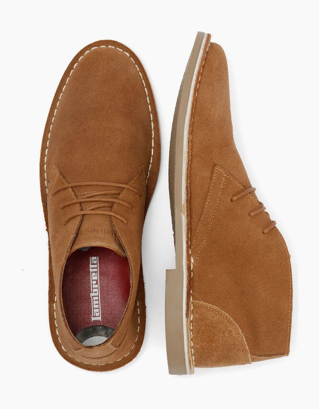Lambretta Chiswick Suede Men's Tan Boots