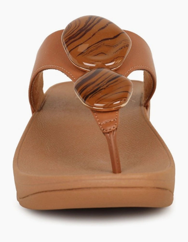 Lulu Marbled Stone Sandals