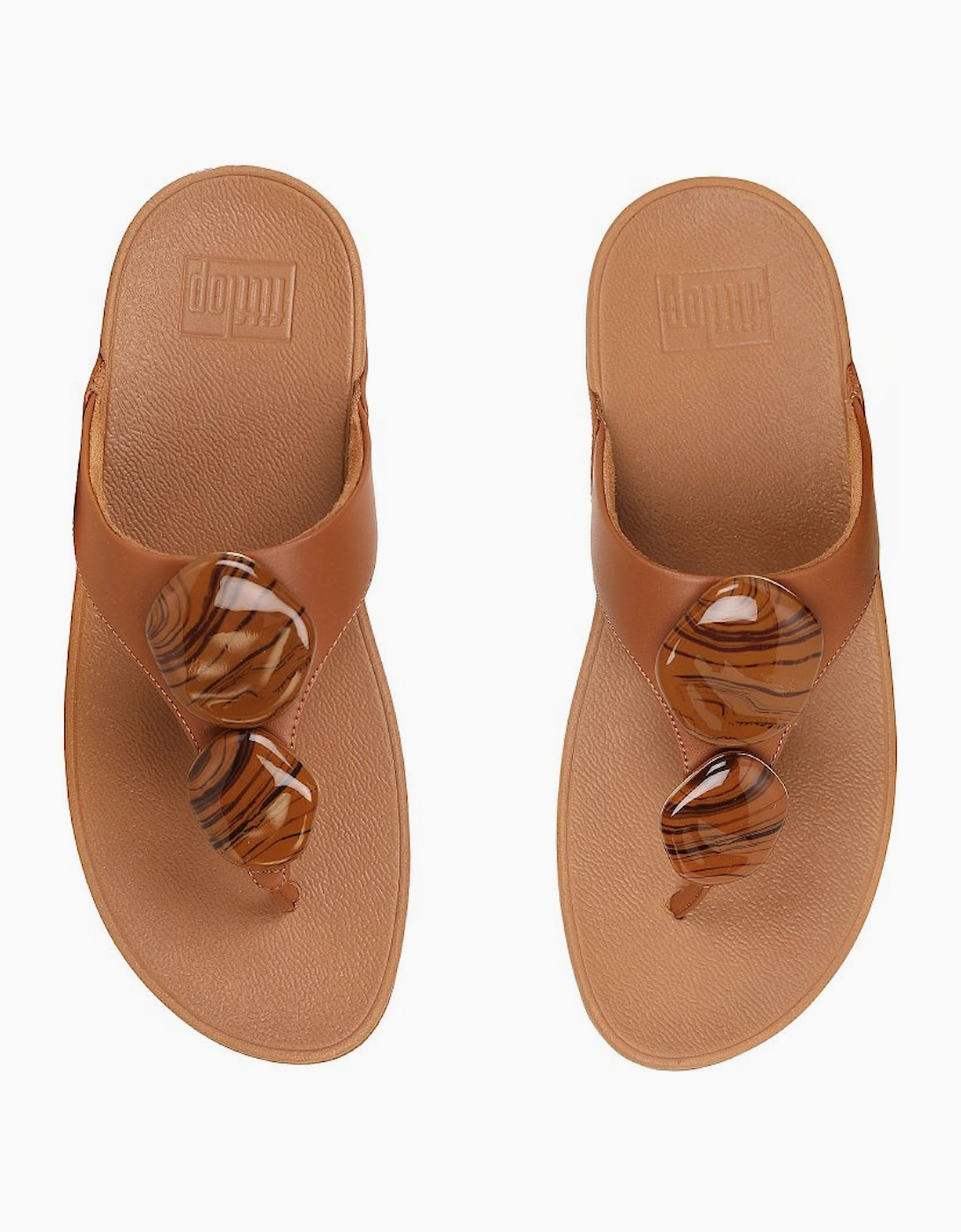 Lulu Marbled Stone Sandals