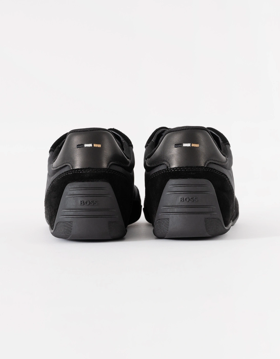 BOSS Orange Jaylen_Lowp_sdnylt Mens Trainers 50563894 - Black 005