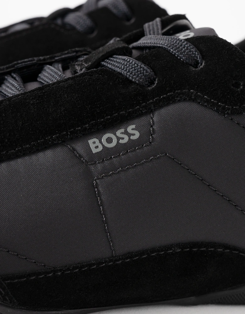 BOSS Orange Jaylen_Lowp_sdnylt Mens Trainers 50563894 - Black 005