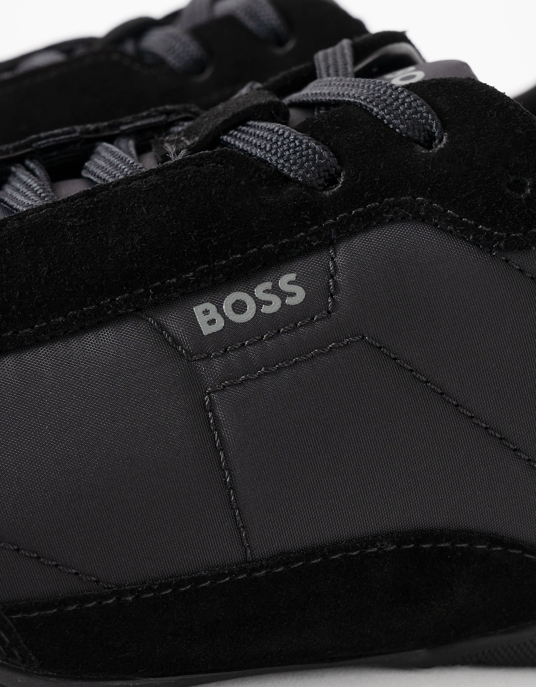 BOSS Orange Jaylen_Lowp_sdnylt Mens Trainers 50563894 - Black 005