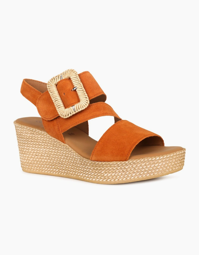 Embrace Womens Wedge Sandal