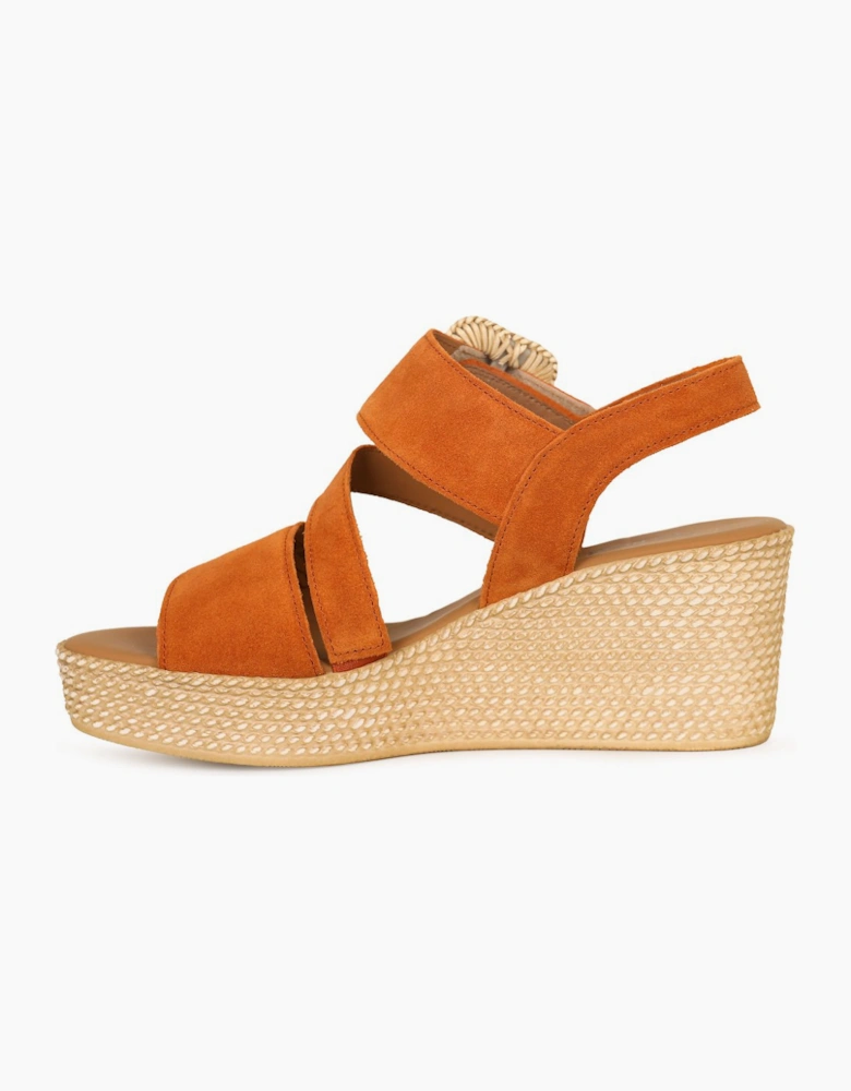 Embrace Womens Wedge Sandal