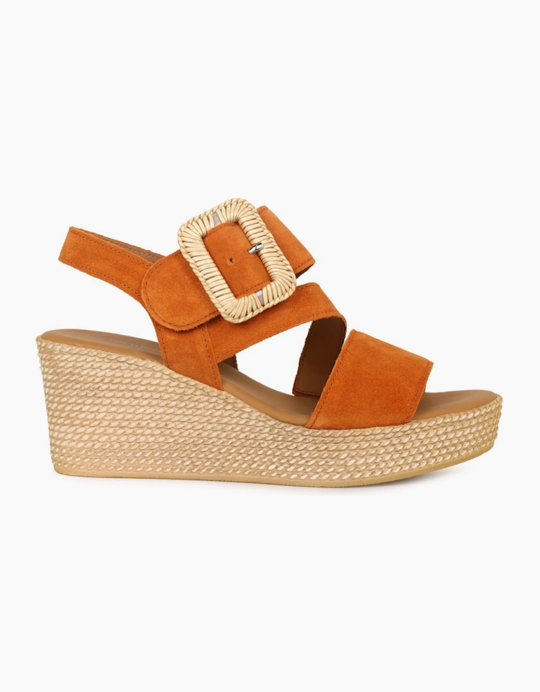Embrace Womens Wedge Sandal