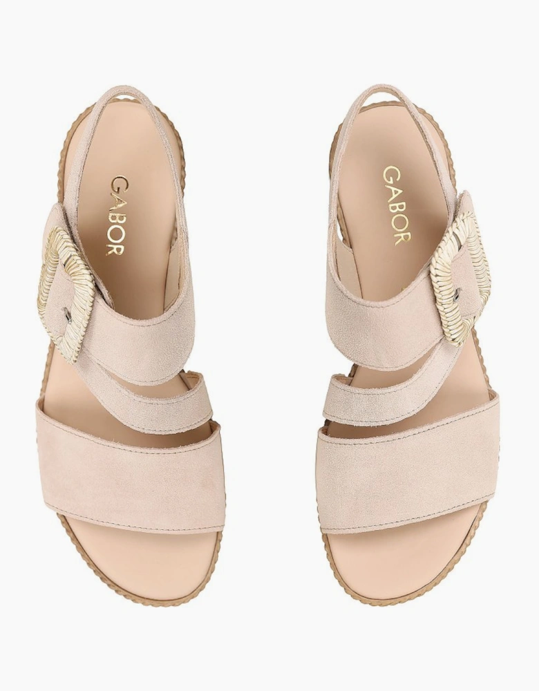 Embrace Womens Wedge Sandal