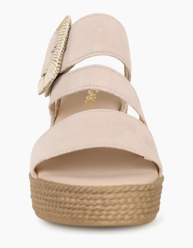Embrace Womens Wedge Sandal