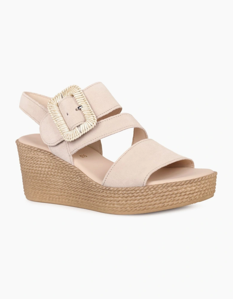 Embrace Womens Wedge Sandal
