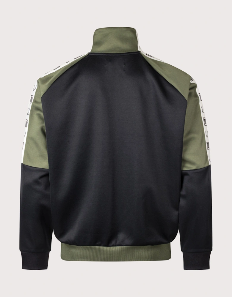 Oversized Fit Meyba Taped Raglan Track Jacket