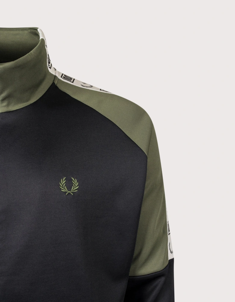 Oversized Fit Meyba Taped Raglan Track Jacket