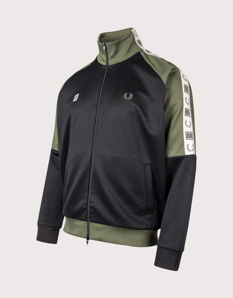 Oversized Fit Meyba Taped Raglan Track Jacket