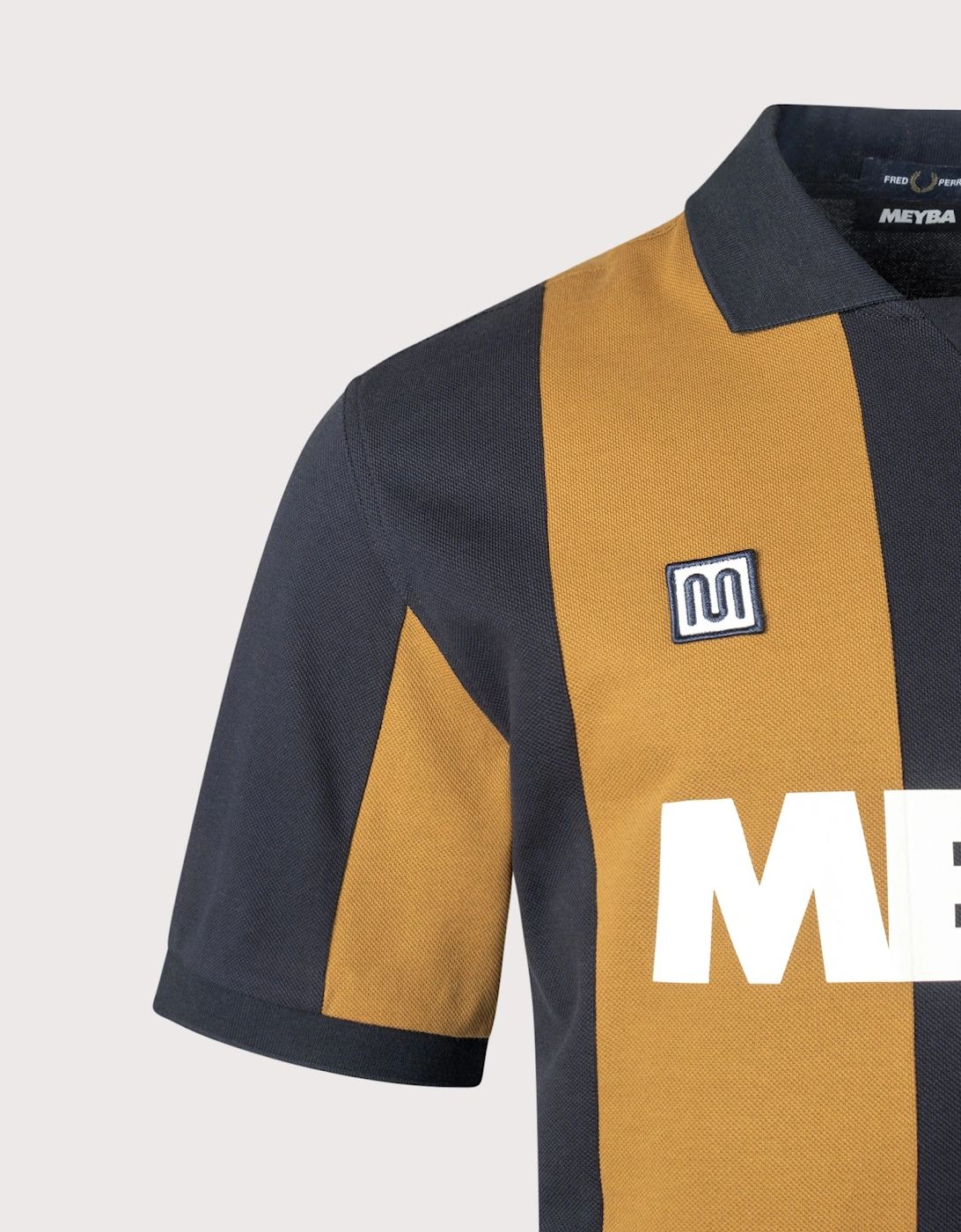 Relaxed Fit Meyba Cut And Sew Polo Shirt