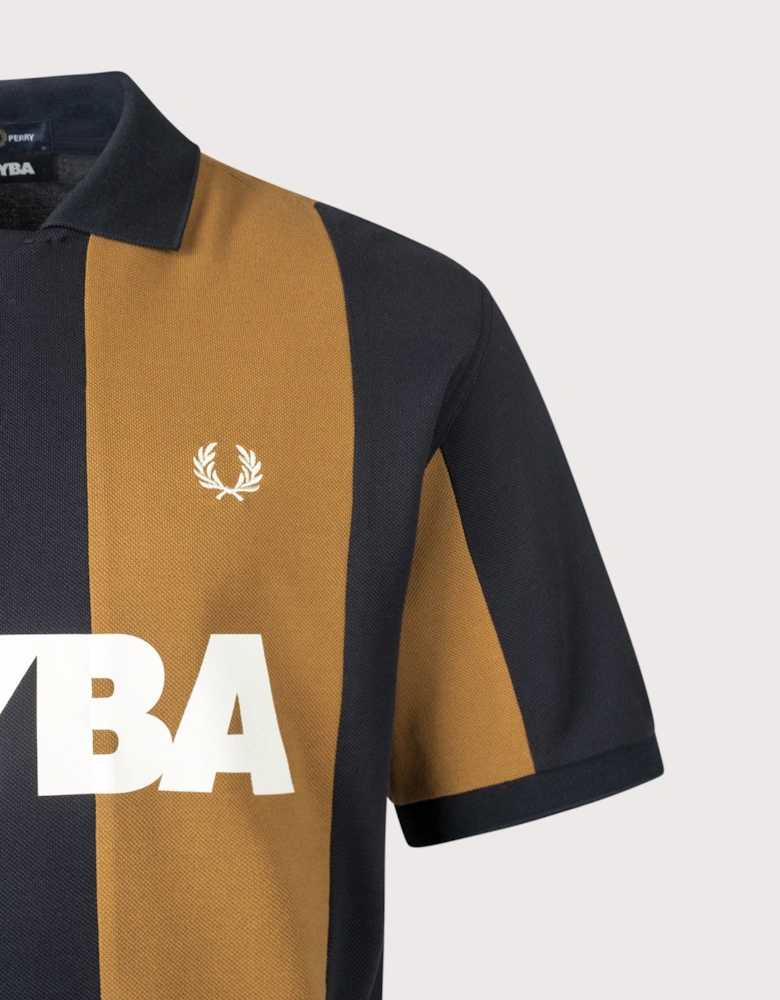 Relaxed Fit Meyba Cut And Sew Polo Shirt