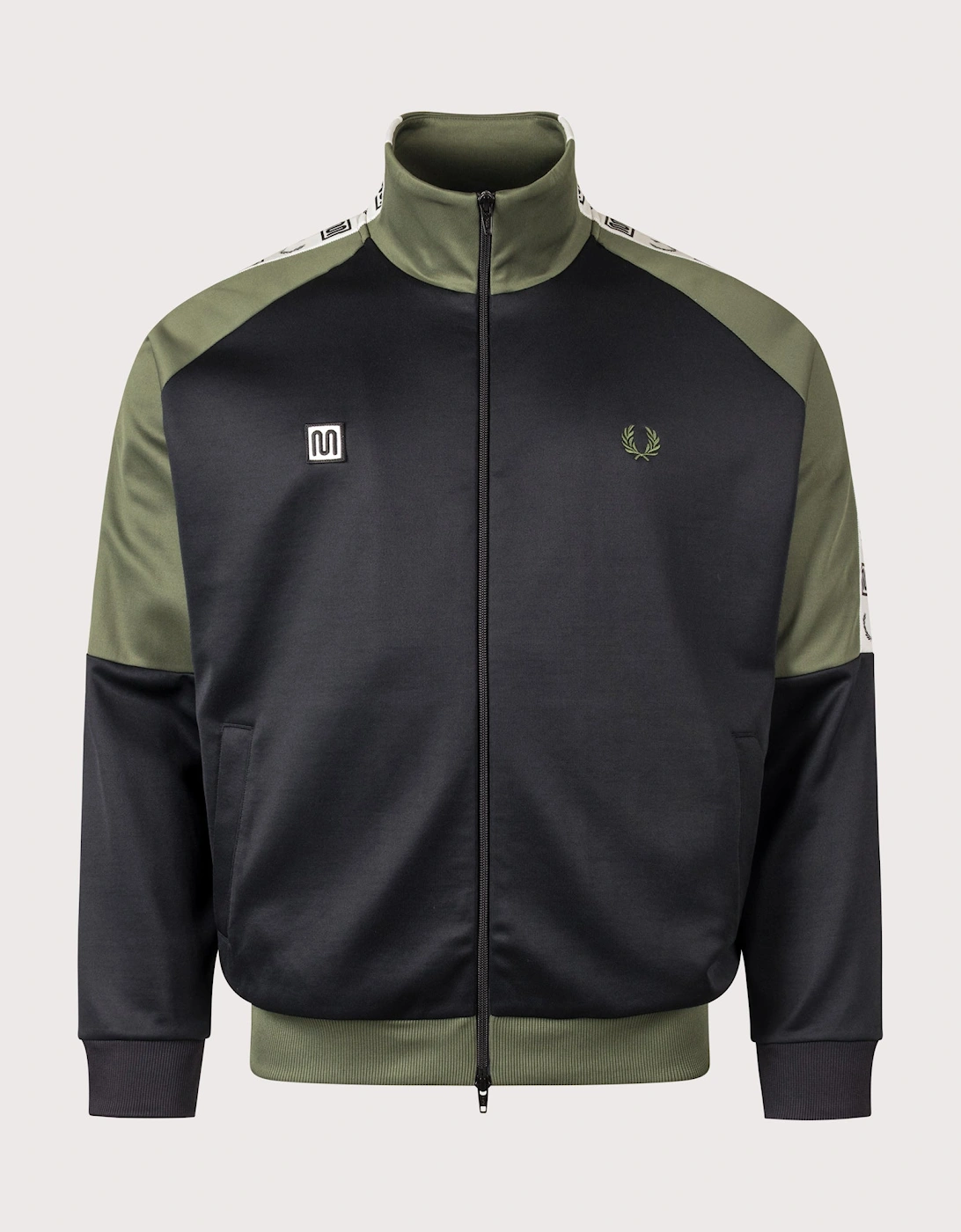 Oversized Fit Meyba Taped Raglan Track Jacket