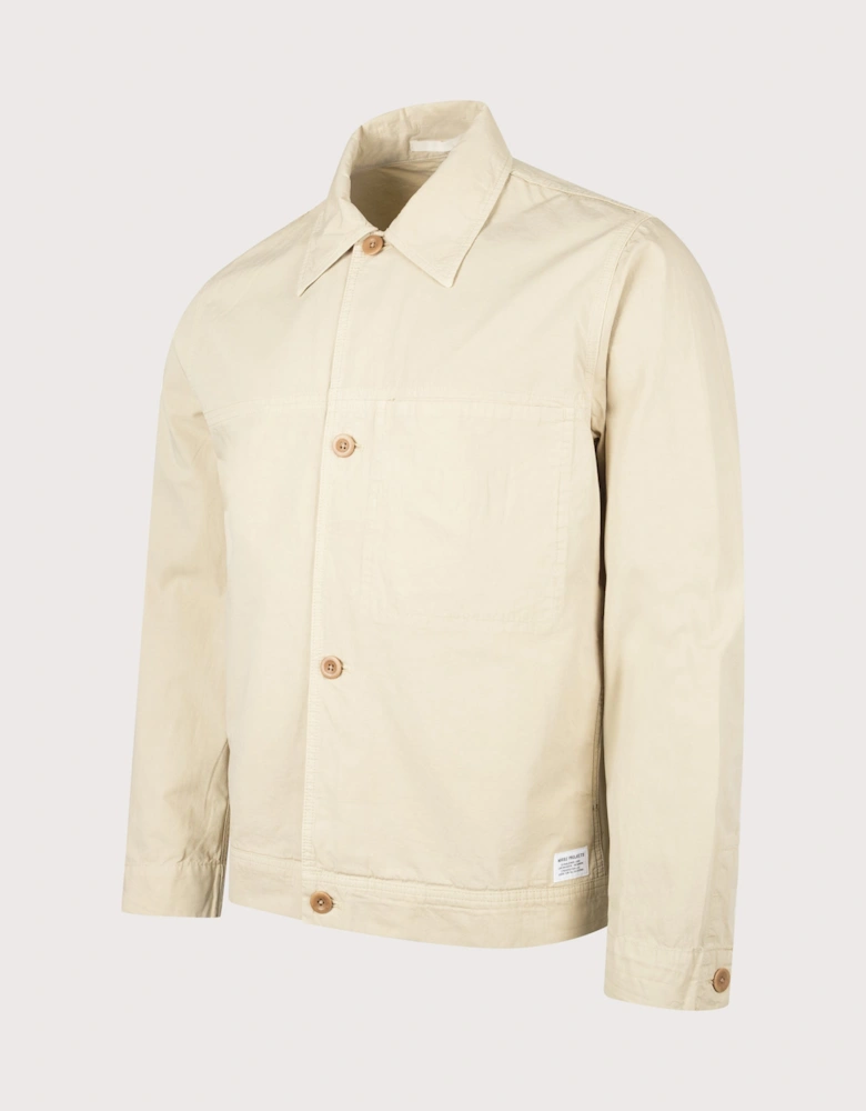 Relaxed Fit Arresskov Compact Cotton Overshirt