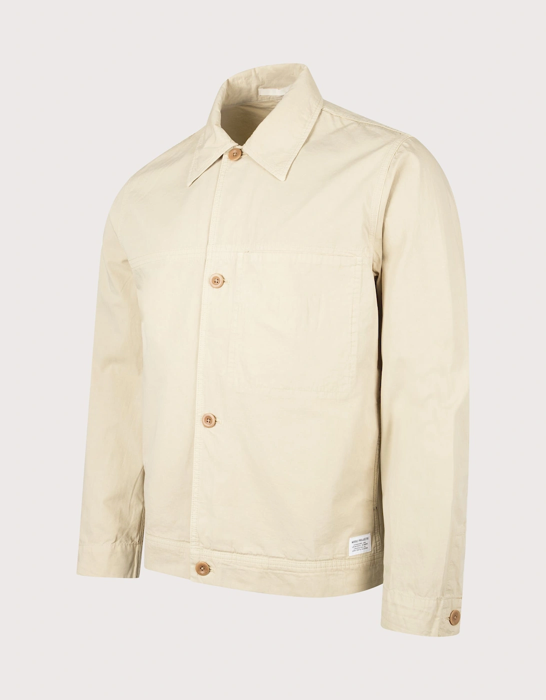 Relaxed Fit Arresskov Compact Cotton Overshirt