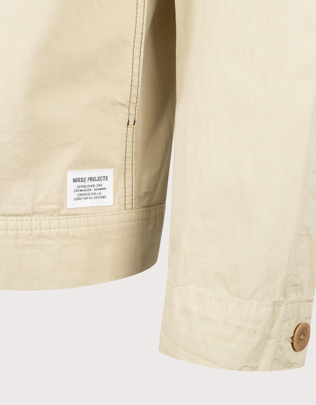 Relaxed Fit Arresskov Compact Cotton Overshirt