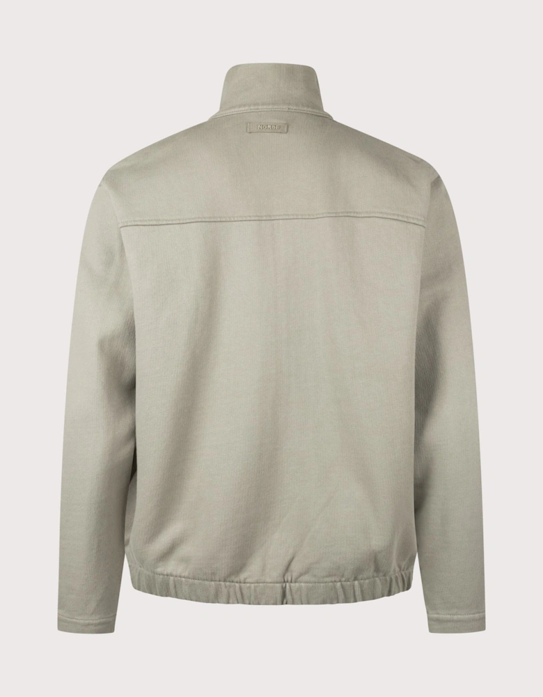 Hornidal Relaxed Organic Loopback Track Jacket