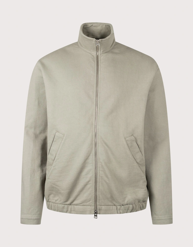 Hornidal Relaxed Organic Loopback Track Jacket
