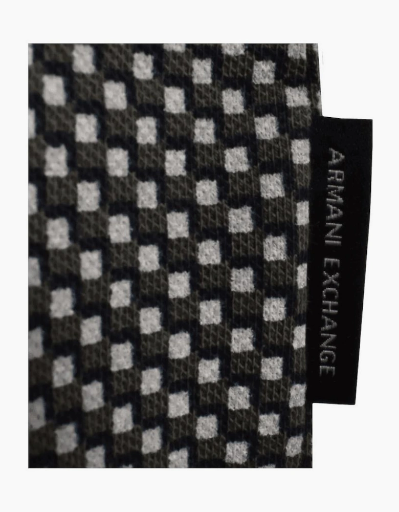 Patterned Navy Polo Shirt
