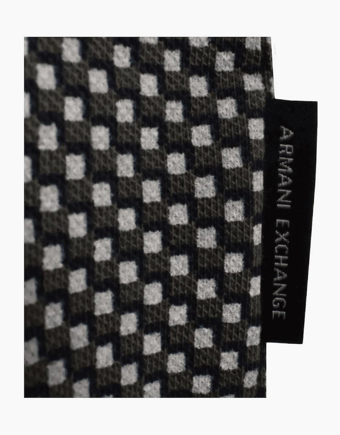 Patterned Navy Polo Shirt